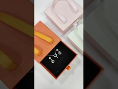 অন্যান্য বক্স টাইপ লোগো প্রিন্টিং বিলাসবহুল মানিব্যাগ রিবন হ্যান্ডেল সহ কার্ডবোর্ড স্লাইড বক্স