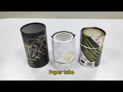 কাস্টম লোগো গোলাকার সিলিন্ডারিক ক্যানিস্টার কার্ডবোর্ড সিলিন্ডার বক্স জন্য প্রসাধনী