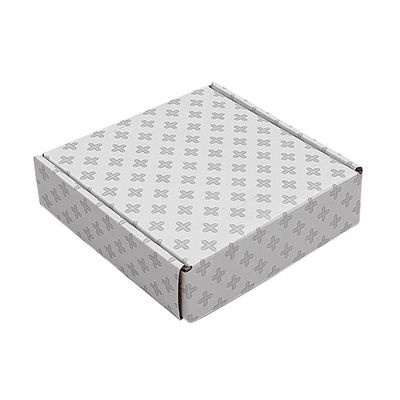 সাদা ই ফ্লিট কার্টন বক্স কাপড় প্যাকেজিং জন্য corrugated কার্ডবোর্ড Kraft মেইলিং বক্স
