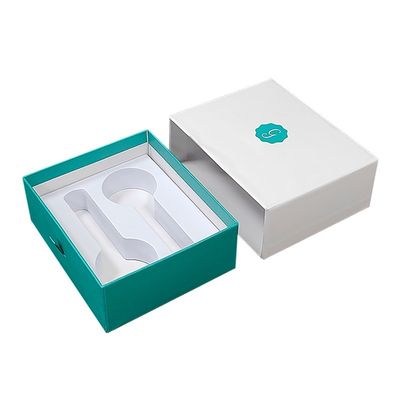UV Finish Mint and White Rigid Cardboard Ice Globes for Facial Massage Roller Gift Set (ইউভি ফিনিস মিন্ট এবং হোয়াইট রিক্সিড কার্ডবোর্ড আইস গ্লোবস ফাইসিয়াল ম্যাসেজ রোলার গিফট সেট)