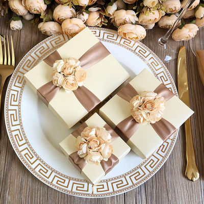 কসমেটিক্স পার্টি ইভেন্টের জন্য কাস্টম বায়ोडिग্ৰেডেবল প্যাকেজিং বিবাহের উপহারের বাক্স