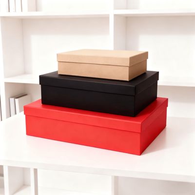 কাস্টম লাক্সারি অরেঞ্জ ঢাকনা বেস ফ্ল্যাট প্যাক উপহারের বাক্স সেট পেপার ব্যাগ সহ বৈশিষ্ট্য ম্যাট ল্যামিনেশন এমবসিং গোল্ড ফয়েল প্রিন্টিং