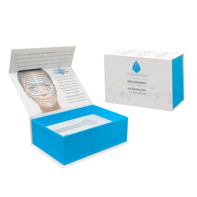 UV Finish Mint and White Rigid Cardboard Ice Globes for Facial Massage Roller Gift Set (ইউভি ফিনিস মিন্ট এবং হোয়াইট রিক্সিড কার্ডবোর্ড আইস গ্লোবস ফাইসিয়াল ম্যাসেজ রোলার গিফট সেট)