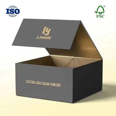 কাস্টম মুদ্রিত শক্ত উচ্চ বিলাসবহুল কাগজ প্যাকেজিং বক্স কার্ডবোর্ড উপহার বক্স বিশেষ কাগজ ভাঁজ চৌম্বক ভাঁজ বক্স