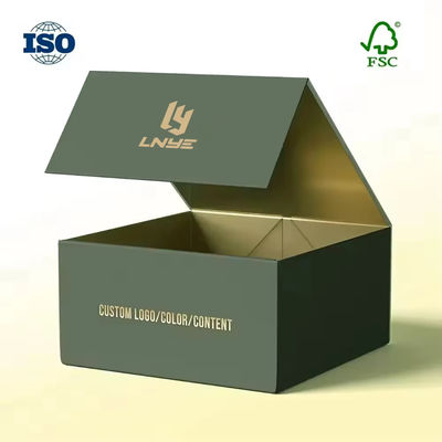 কাস্টম মুদ্রিত শক্ত উচ্চ বিলাসবহুল কাগজ প্যাকেজিং বক্স কার্ডবোর্ড উপহার বক্স বিশেষ কাগজ ভাঁজ চৌম্বক ভাঁজ বক্স