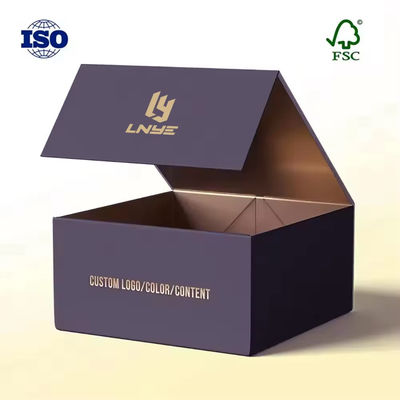 কাস্টম মুদ্রিত শক্ত উচ্চ বিলাসবহুল কাগজ প্যাকেজিং বক্স কার্ডবোর্ড উপহার বক্স বিশেষ কাগজ ভাঁজ চৌম্বক ভাঁজ বক্স