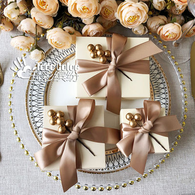 কসমেটিক্স পার্টি ইভেন্টের জন্য কাস্টম বায়ोडिग্ৰেডেবল প্যাকেজিং বিবাহের উপহারের বাক্স