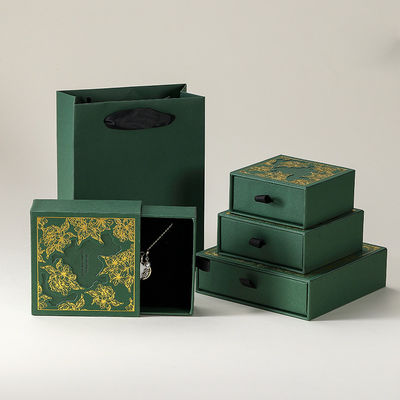 কারখানার কাস্টম 9 * 9 সেমি বর্গাকার কাগজ কানের দুল নেকলেস চৌম্বকীয় গয়না উপহার জন্য হোল প্যাকেজিং বক্স