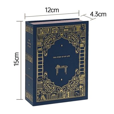 ব্র্যান্ডেড মোমবাতি জন্য কাস্টম মুদ্রিত বিলাসবহুল বই আকৃতির উপহার বাক্স প্যাকেজিং প্রিমিয়াম বিবাহের ছুটির দিন উপহার সমাধান