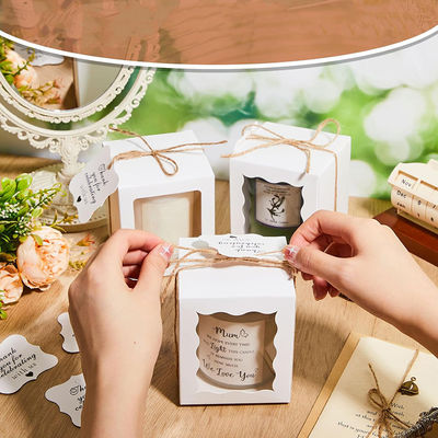 কাস্টম মার্জিত বিলাসবহুল মোমবাতি উপহার বাক্স মুদ্রিত মোমবাতি প্যাকেজিং বক্স উচ্চ-শ্রেণীর মোমবাতির জন্য