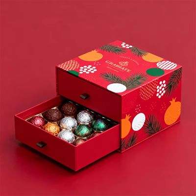 কাস্টম লাক্সারি পেপার ছোট স্ট্রবেরি চকলেট বার বক্স প্যাকেজিং উচ্চ-শ্রেণীর উপহারের বাক্স