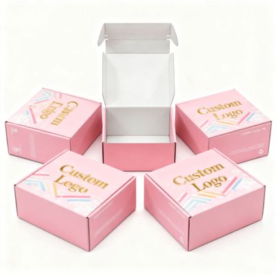 বিলাসবহুল কাস্টম corrugated কাগজ বাক্স কার্ডবোর্ড উপহার মেইলিং মেইলিং শিপিং পোশাক প্যাকেজিং জন্য কনটেইনার