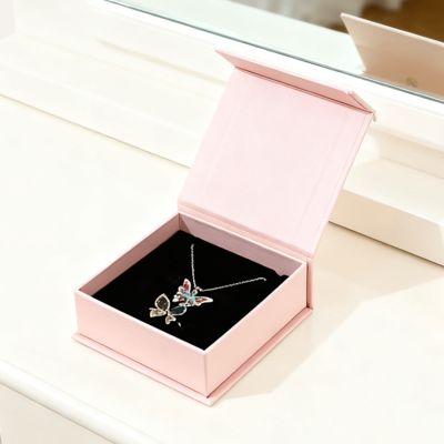 কাস্টম লোগো ব্র্যান্ডেড ব্ল্যাক পেপারবোর্ড ম্যাগনেটিক বক্স সেট ছোট বর্গাকার প্যাকেজিং জুয়েলারি, ল্যাশ এবং চশমার জন্য