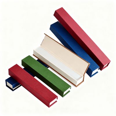 বিলাসবহুল কঠিন রঙের আয়তক্ষেত্রাকার ক্ল্যামশেল ধূপ বাক্স কাস্টম ক্রাফট পেপার প্যাকেজিং উপহারের জন্য শক্ত বাক্স স্পঞ্জ আস্তরণ স্ট্যাম্পিং