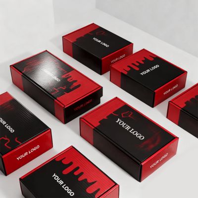 লোগো সহ কাস্টম লাক্সারি মহিলাদের জুতার বাক্স, জুতা বা কাপড়ের জন্য পরিবেশ বান্ধব পোস্টাল প্যাকেজিং ঢেউতোলা বোর্ড