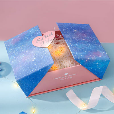 কাস্টমাইজড ডাবল ডোর ওপেন রিং পারফিউম ওয়াচ প্যাকেজিং আপনার নিজস্ব লোগো সহ উপহার বাক্স