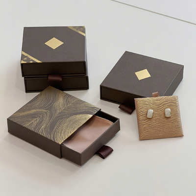 কাস্টম লোগো ইকো-বন্ধুত্বপূর্ণ মুদ্রিত হার্ড স্টিকি রিসাইকেল স্টাইল কাগজ প্যাকেজিং কার্ডবোর্ড ড্রয়ার বক্স গয়না জন্য স্লাইডিং